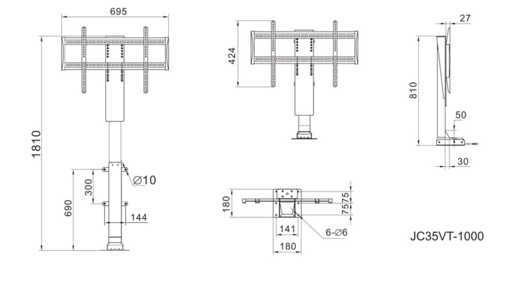 35 vt. Кронштейн для телевизора подъемный. Лифт для телевизора. Подъемник для телевизора. Стойка для телевизора чертеж.