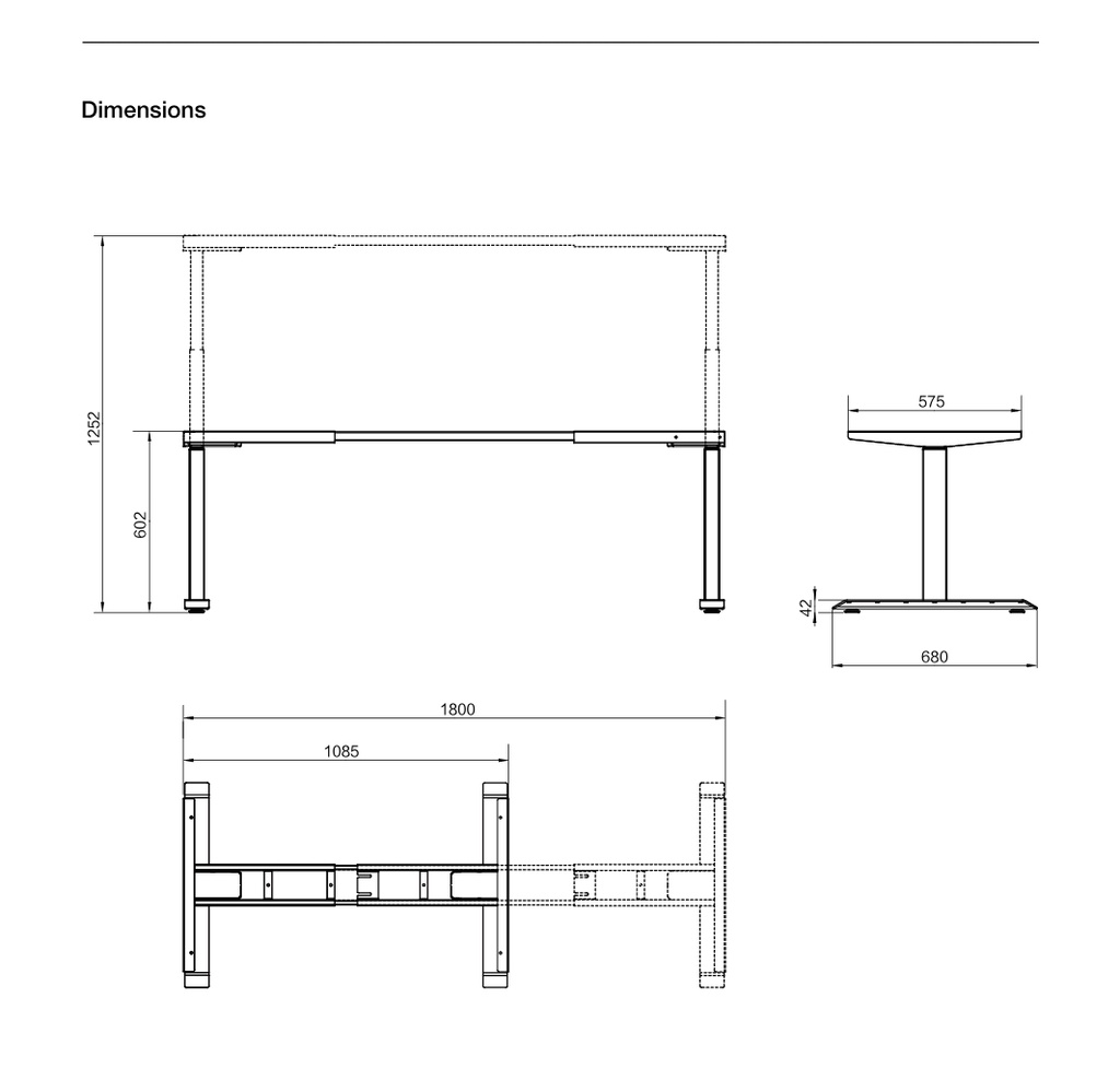 Speed desk JC35TS-R13RF