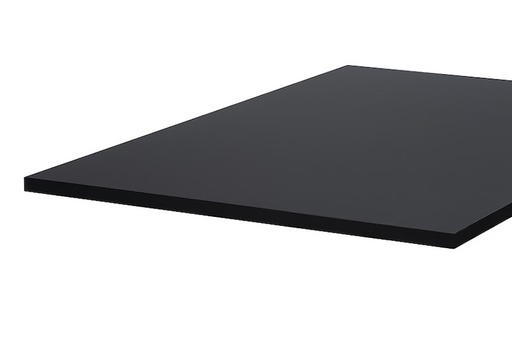 [HL-LB-700x600] Tischplatte Mattschwarz (700x600x25)