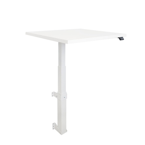 Wall-mounted electric table, white