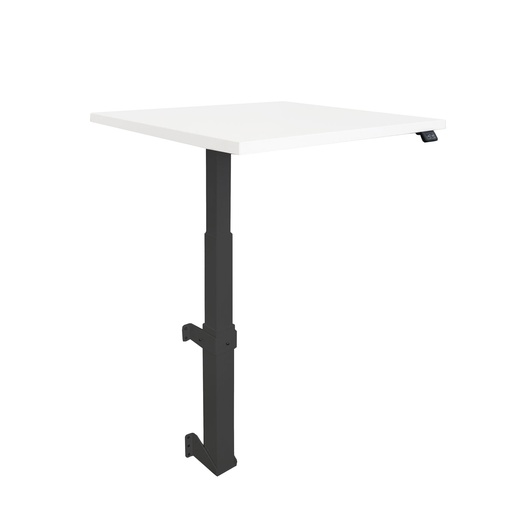 Wall-mounted electric table, black